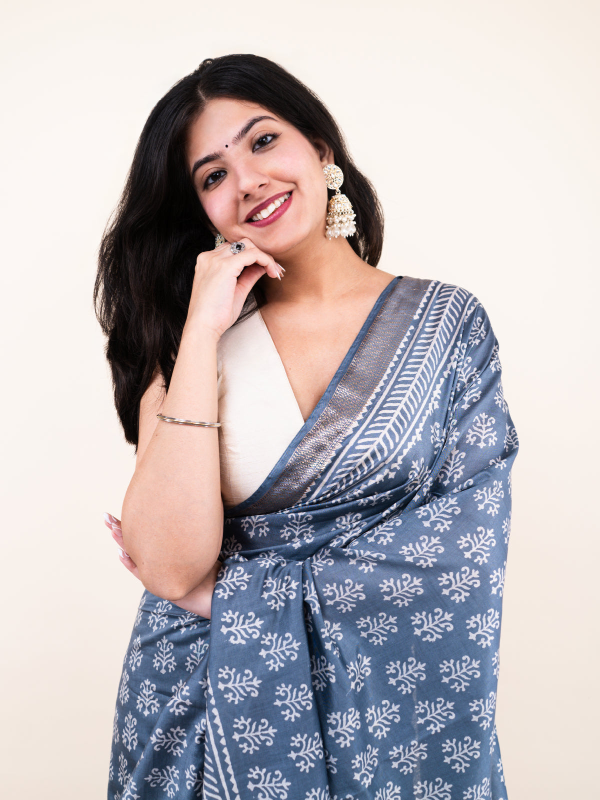 Tazeen Maheshwari Cotton Silk Saree