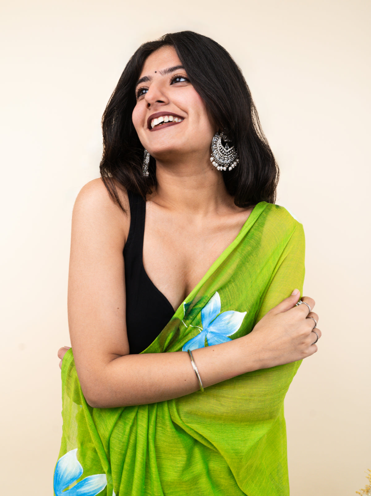 Aurora Aura Mulmul Saree