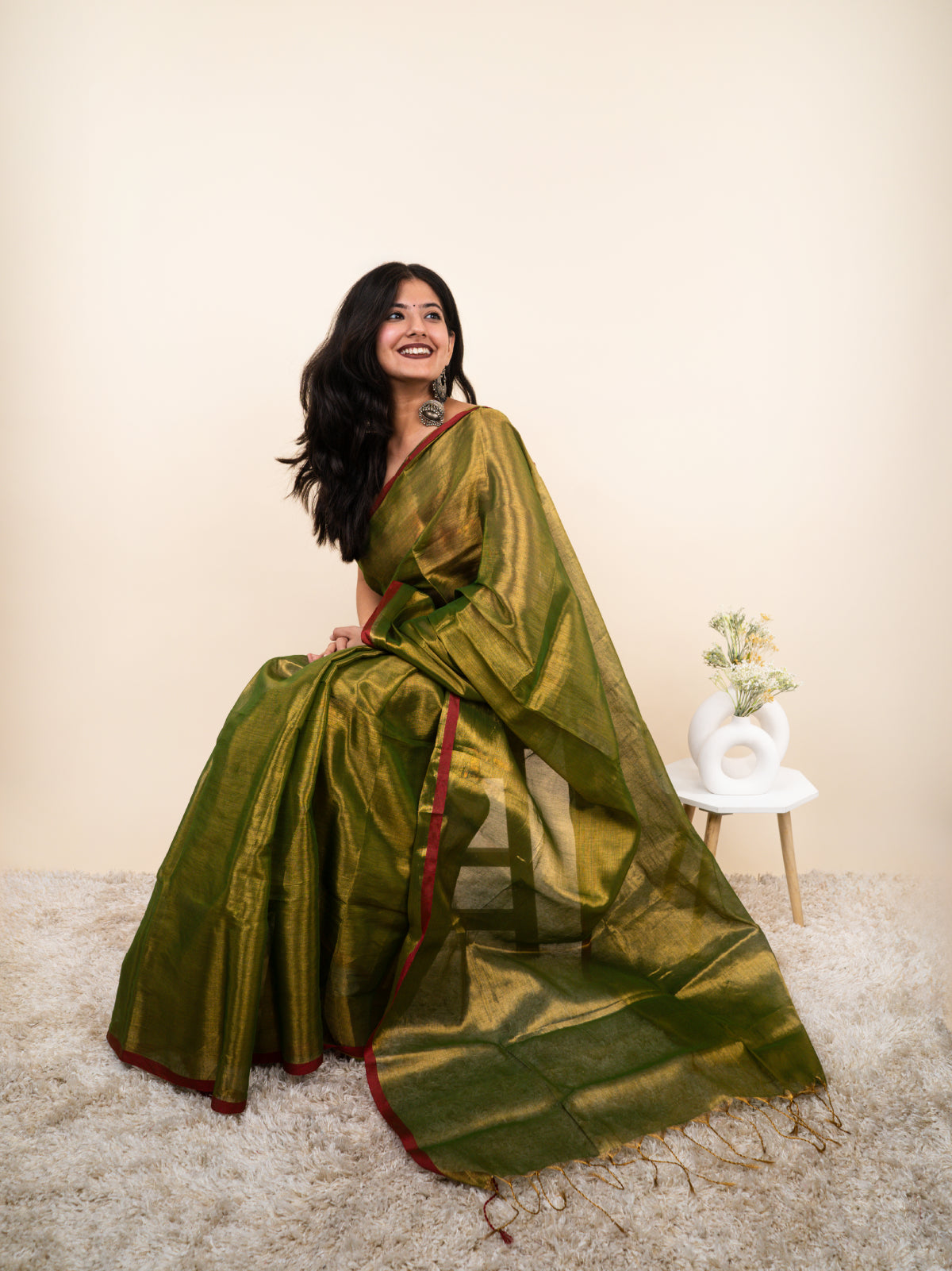 Byapok Cotton Tissue Saree