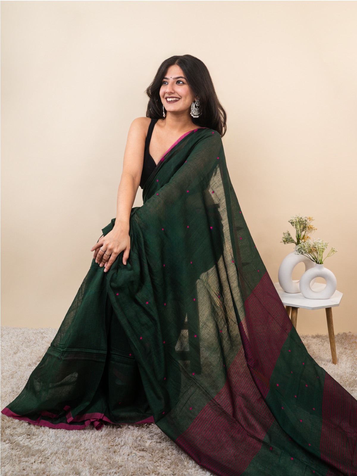 Paarijaat Cotton Saree