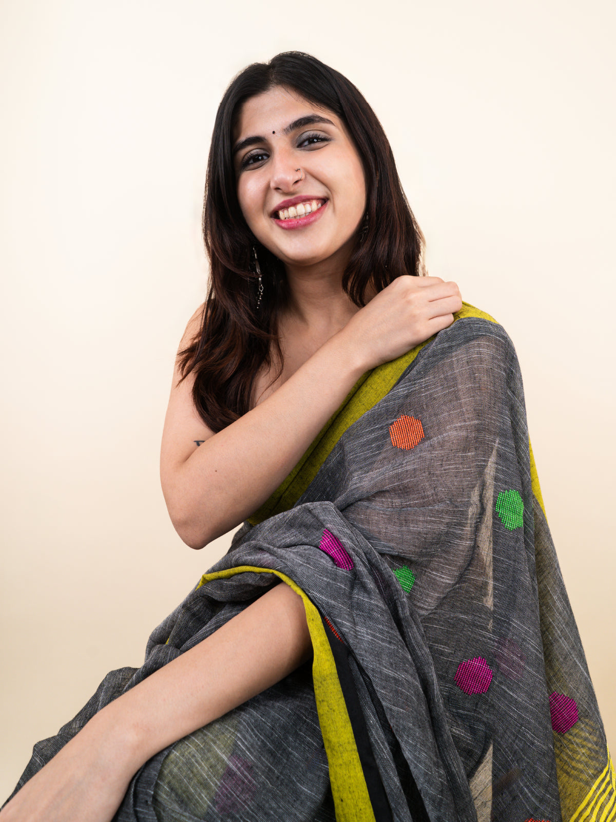 Noorika Linen Saree