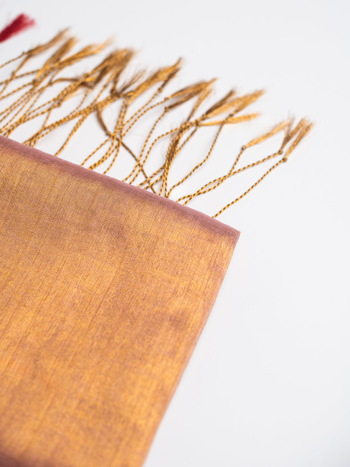 Peach Love Cotton Tissue Saree