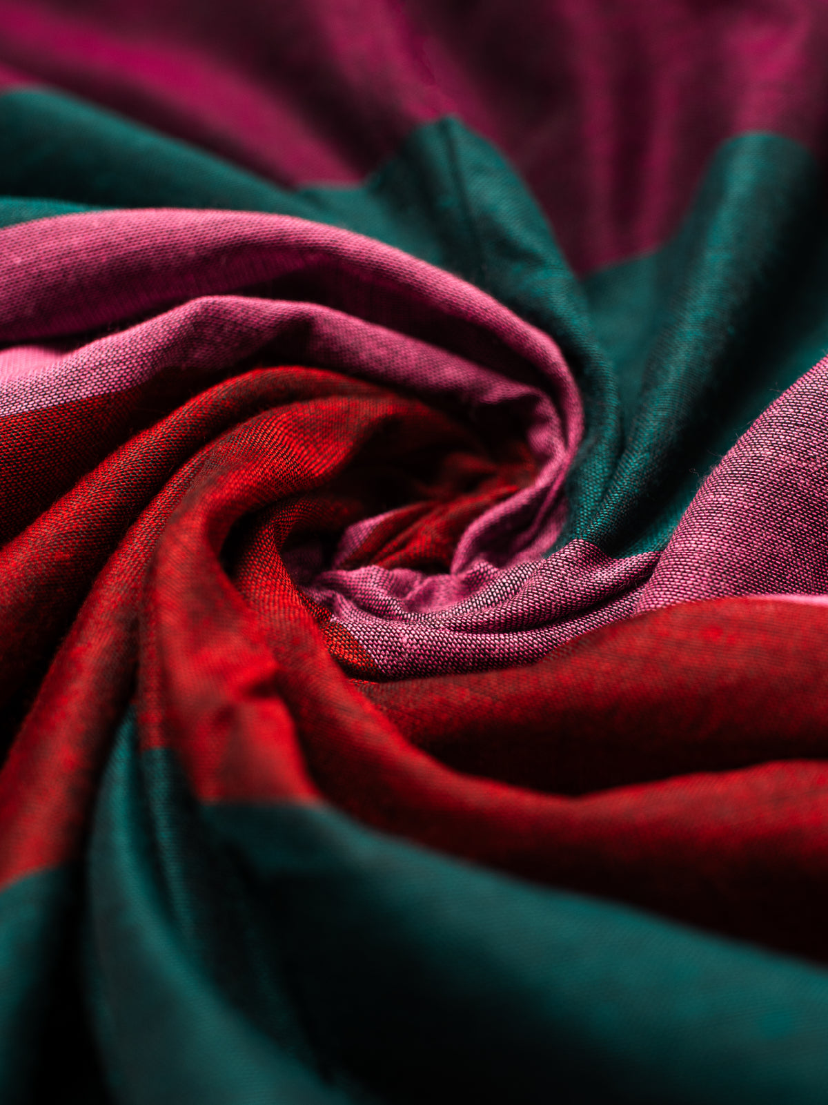 Majestic Mermaid Cotton Saree