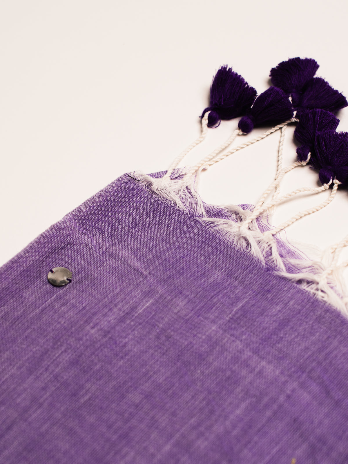 Lavender Cotton Saree