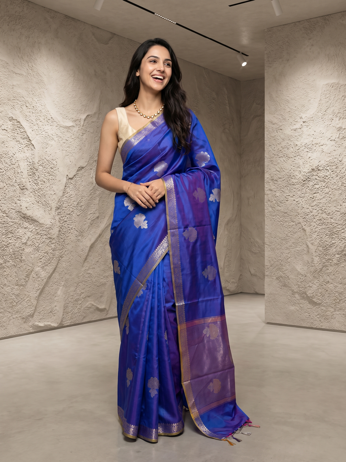 Neelambari Silk Banarasi Saree