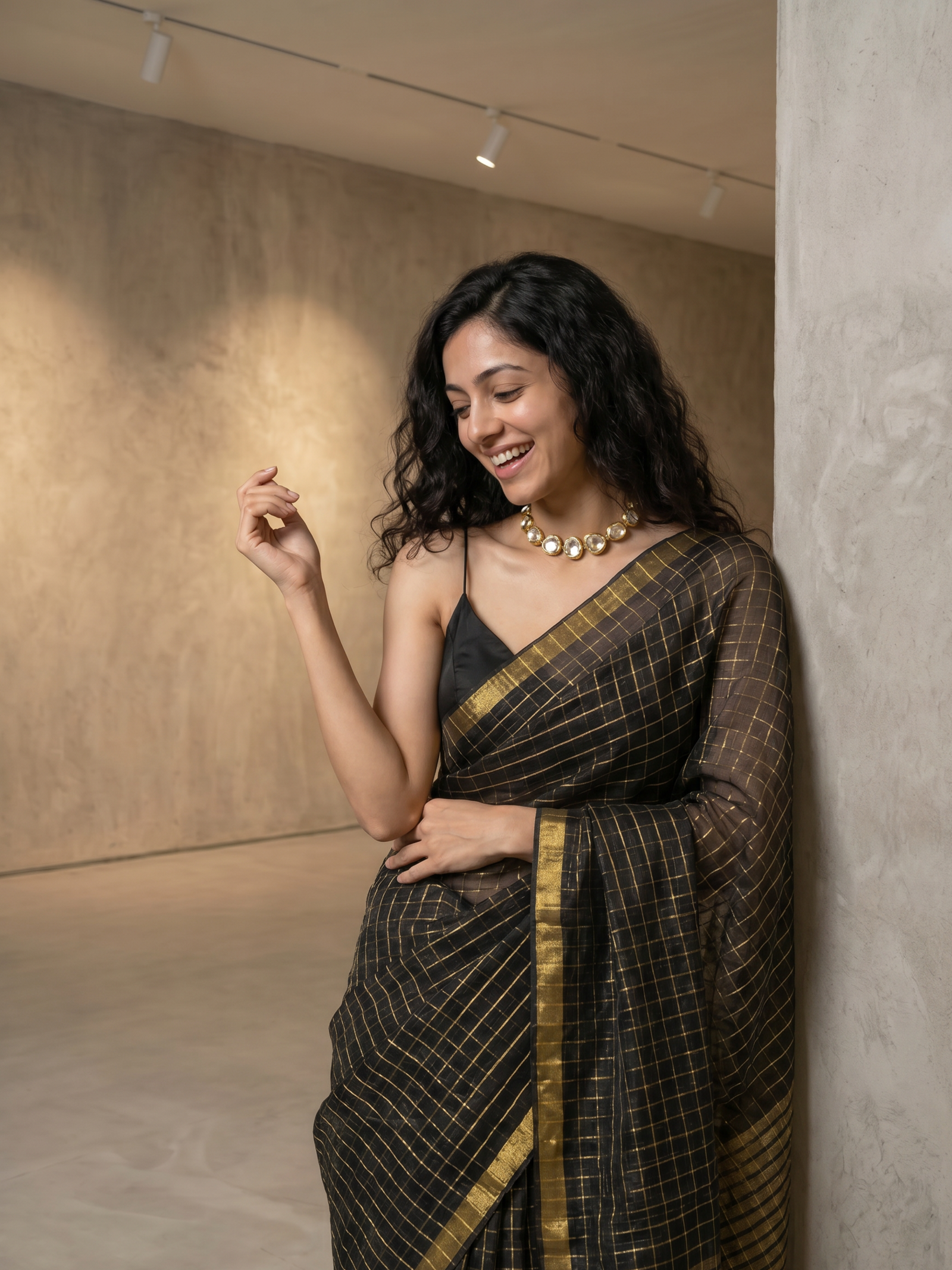 Kanak Kaali Mulmul Saree