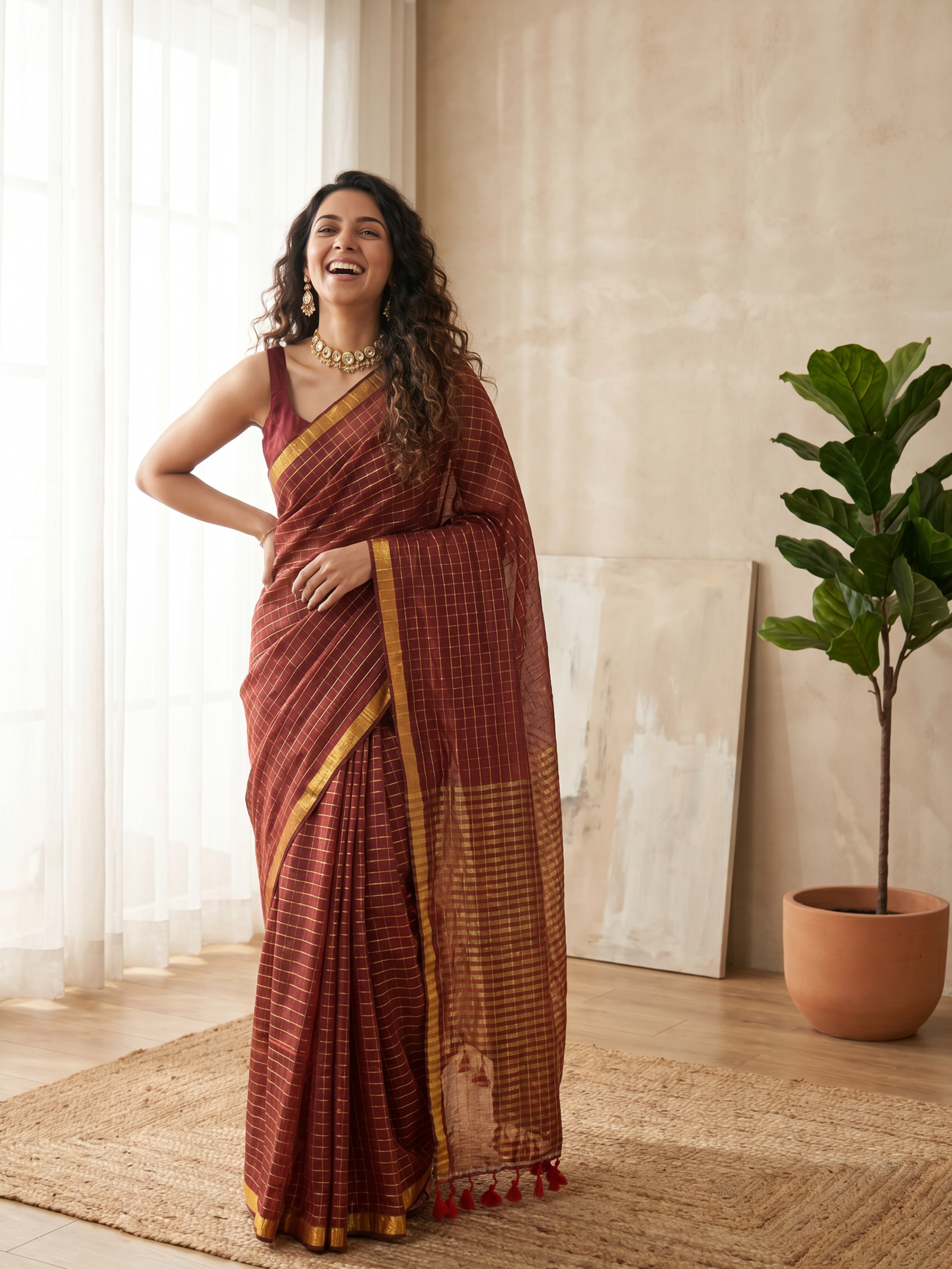 Rajrani Mulmul Saree