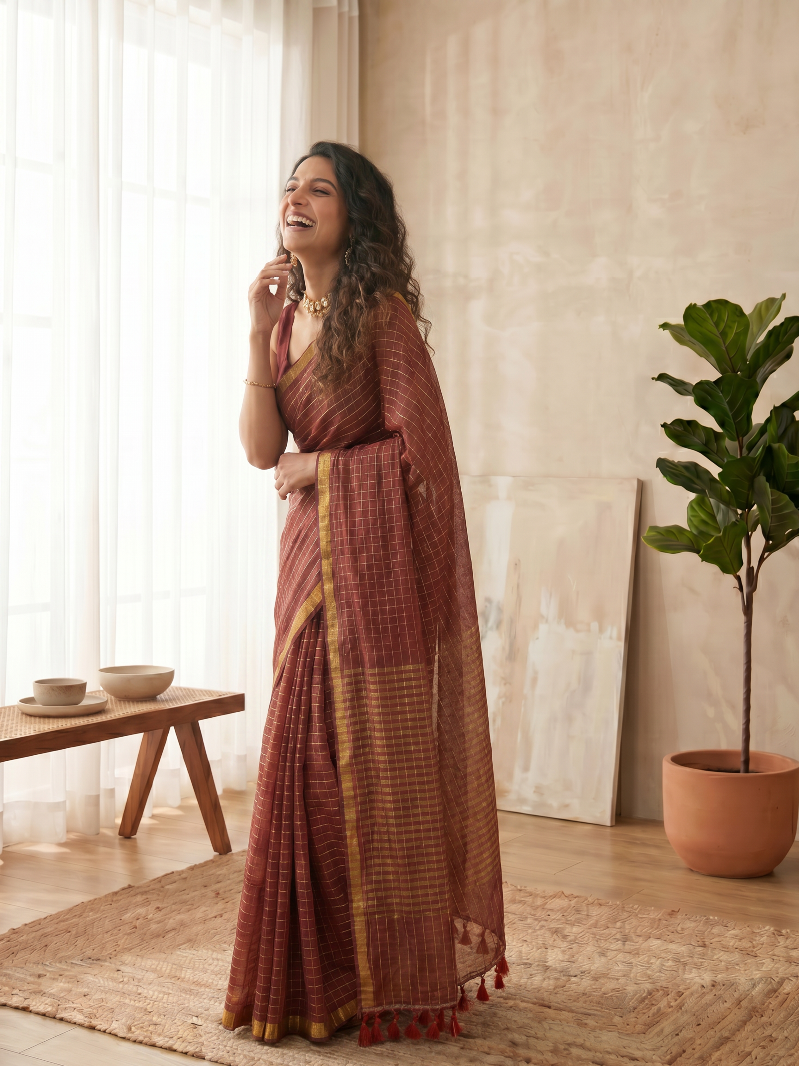Rajrani Mulmul Saree