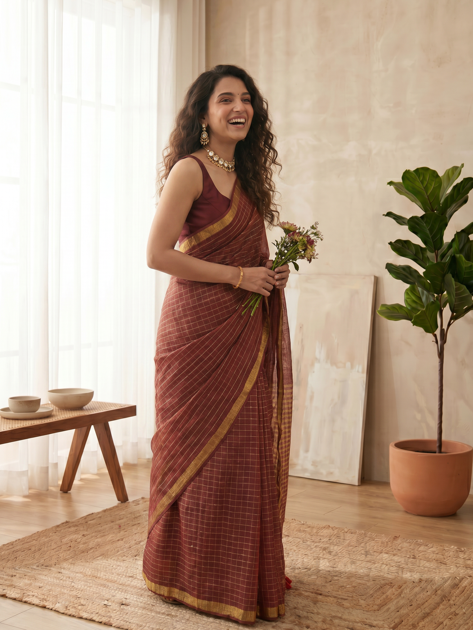 Rajrani Mulmul Saree