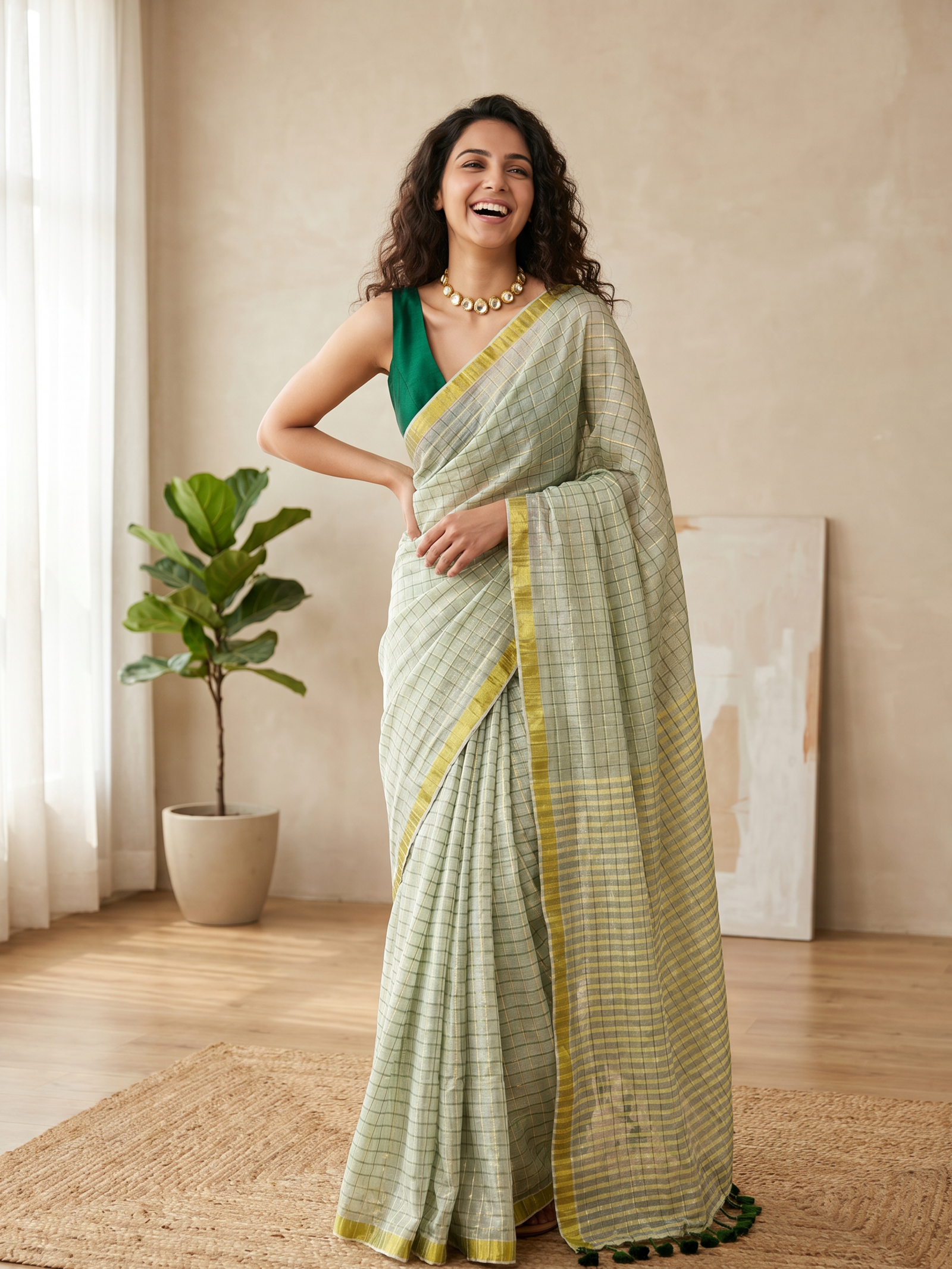Charulata Mulmul Saree