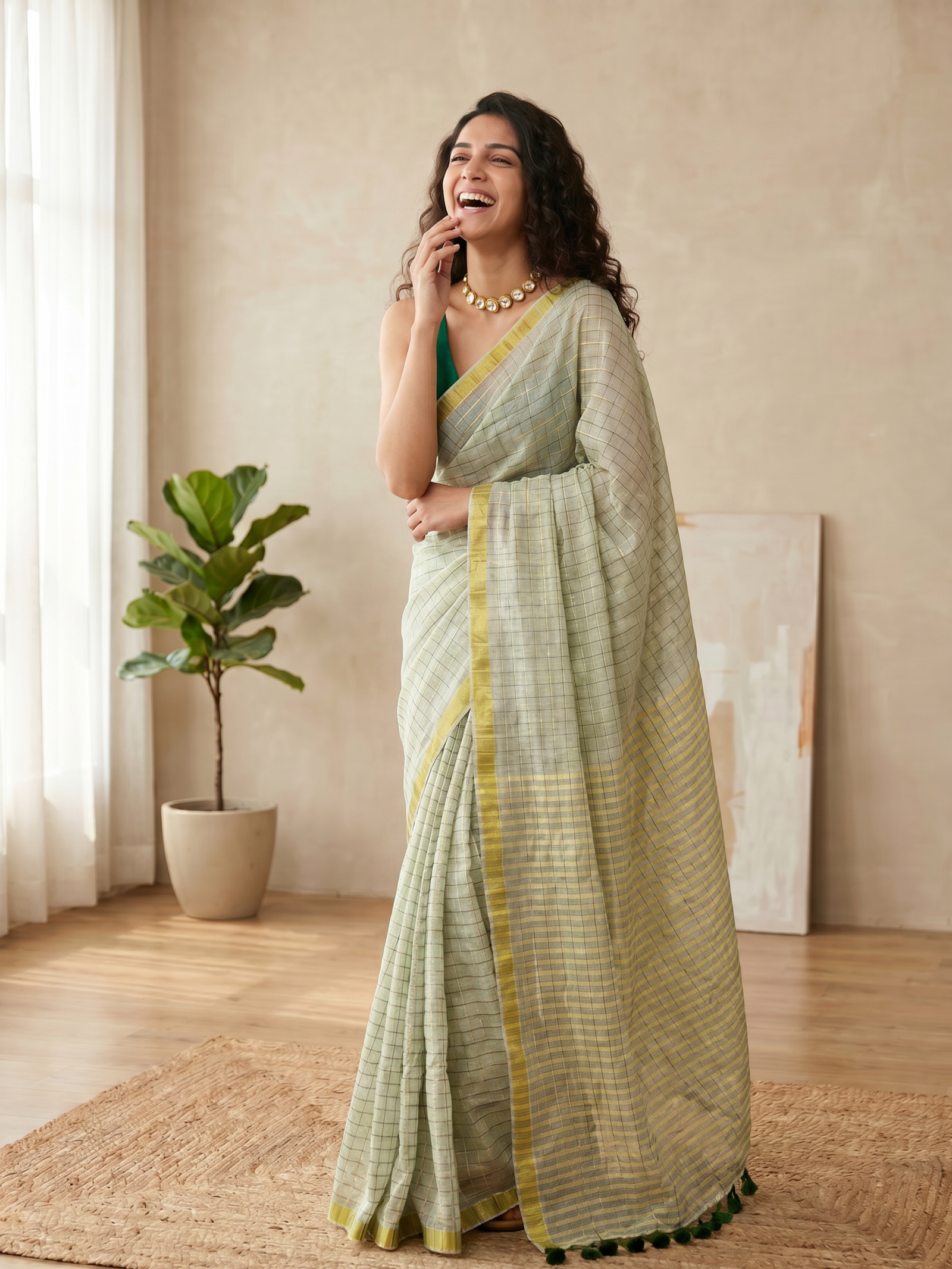 Charulata Mulmul Saree