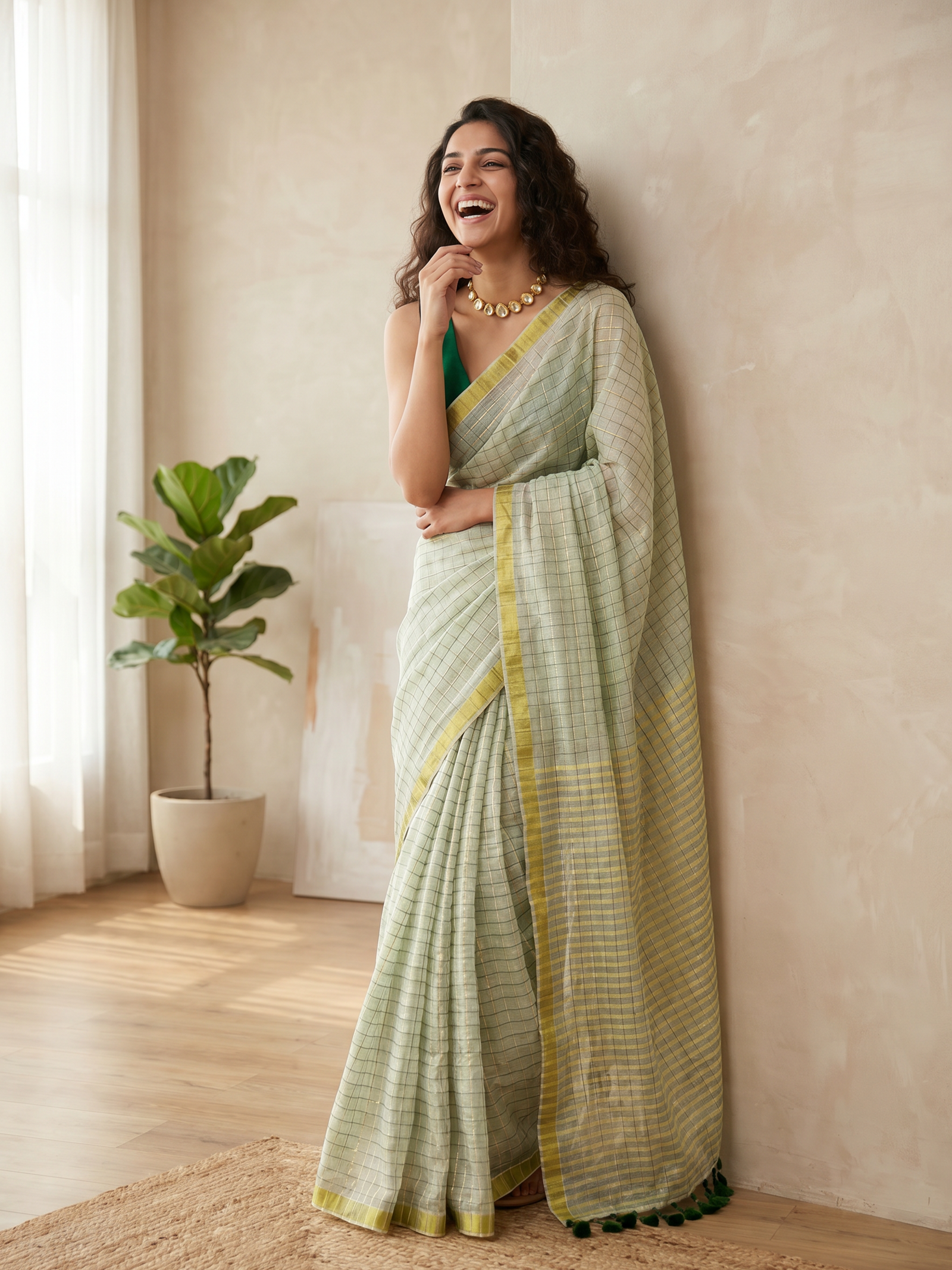 Charulata Mulmul Saree