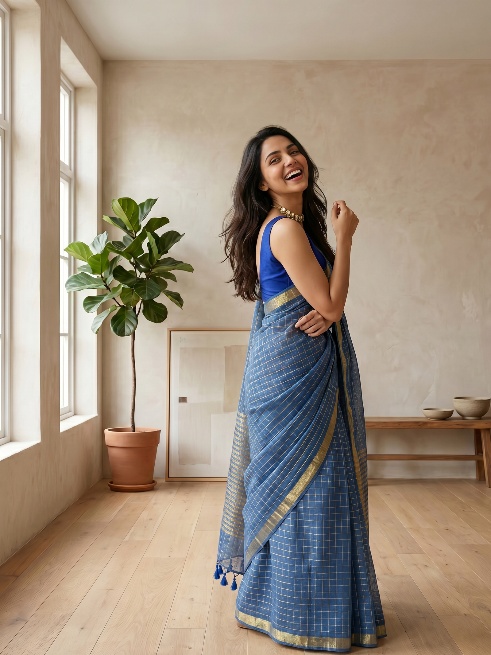 Shagun Mulmul Saree