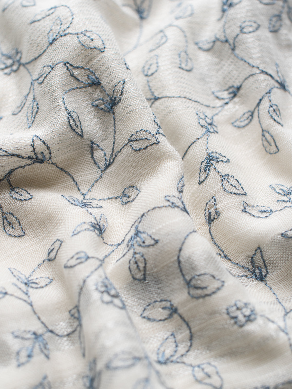 Chandani Blue Zari Saree