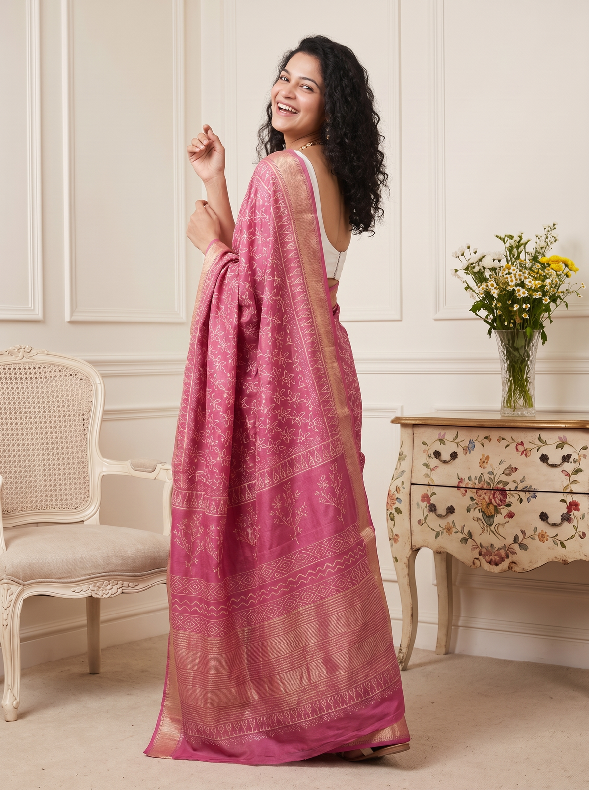 Nysa Maheshwari Cotton Silk Saree