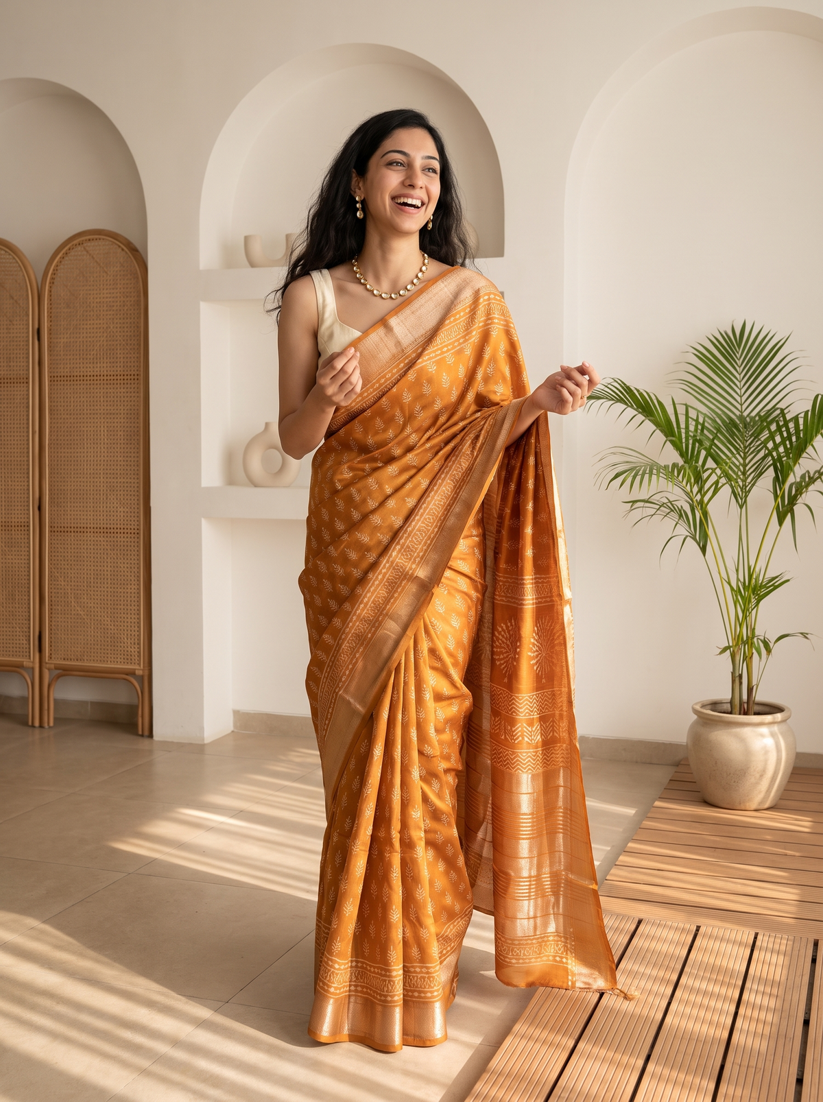 Abhira Maheshwari Cotton Silk Saree