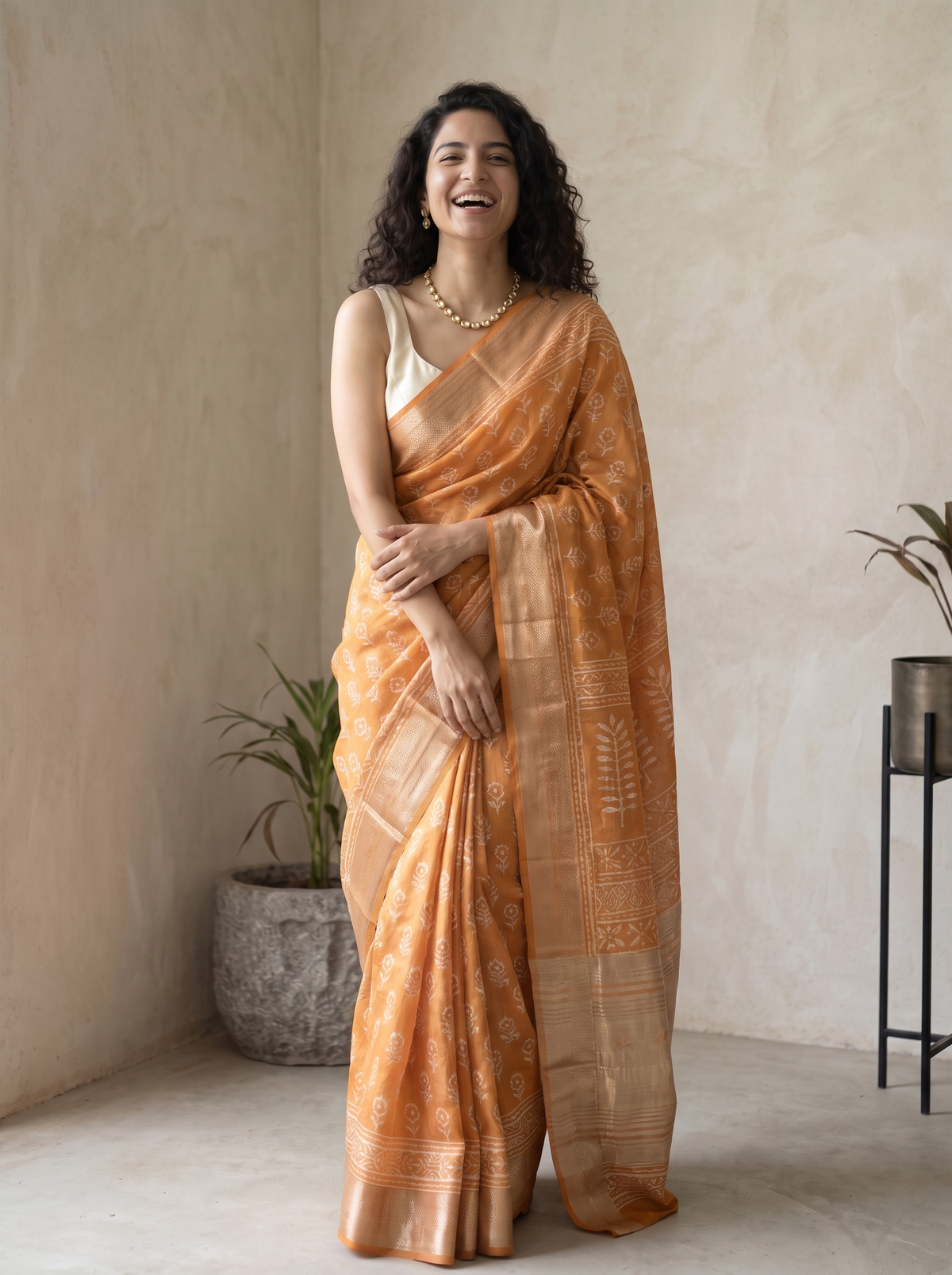 Shehzadi Maheshwari Cotton Silk Saree