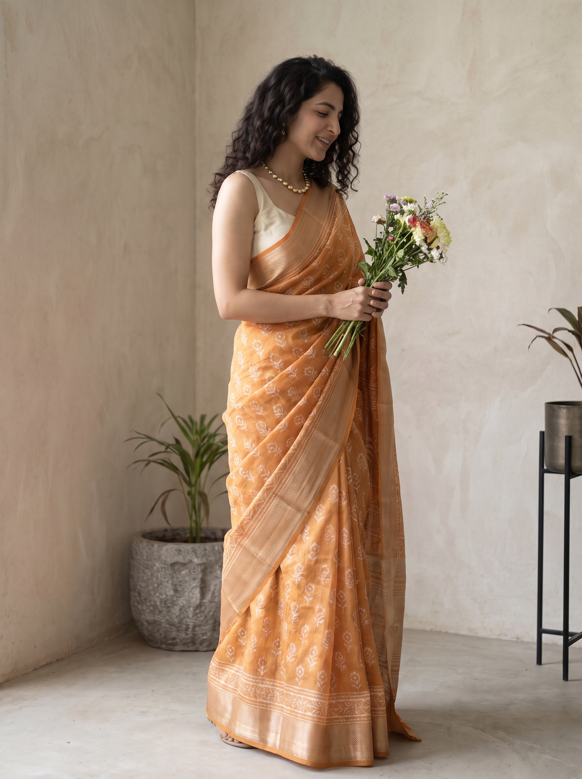 Shehzadi Maheshwari Cotton Silk Saree