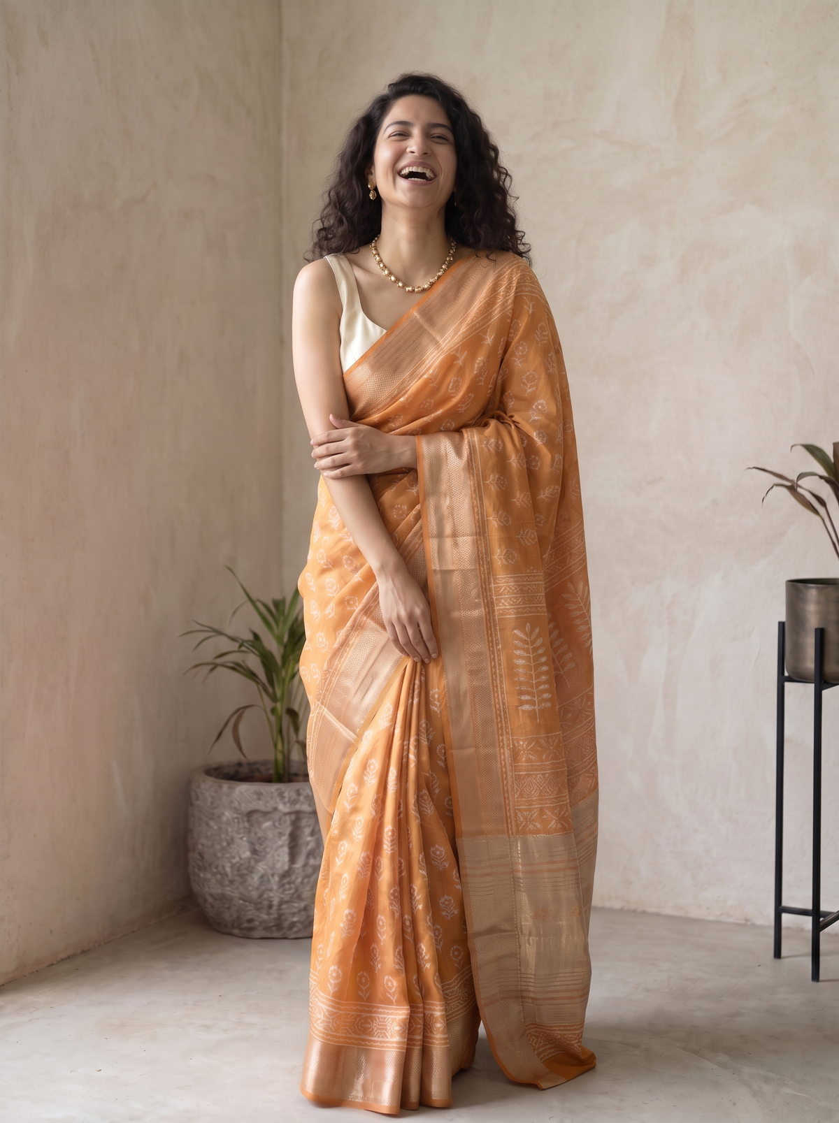 Shehzadi Maheshwari Cotton Silk Saree