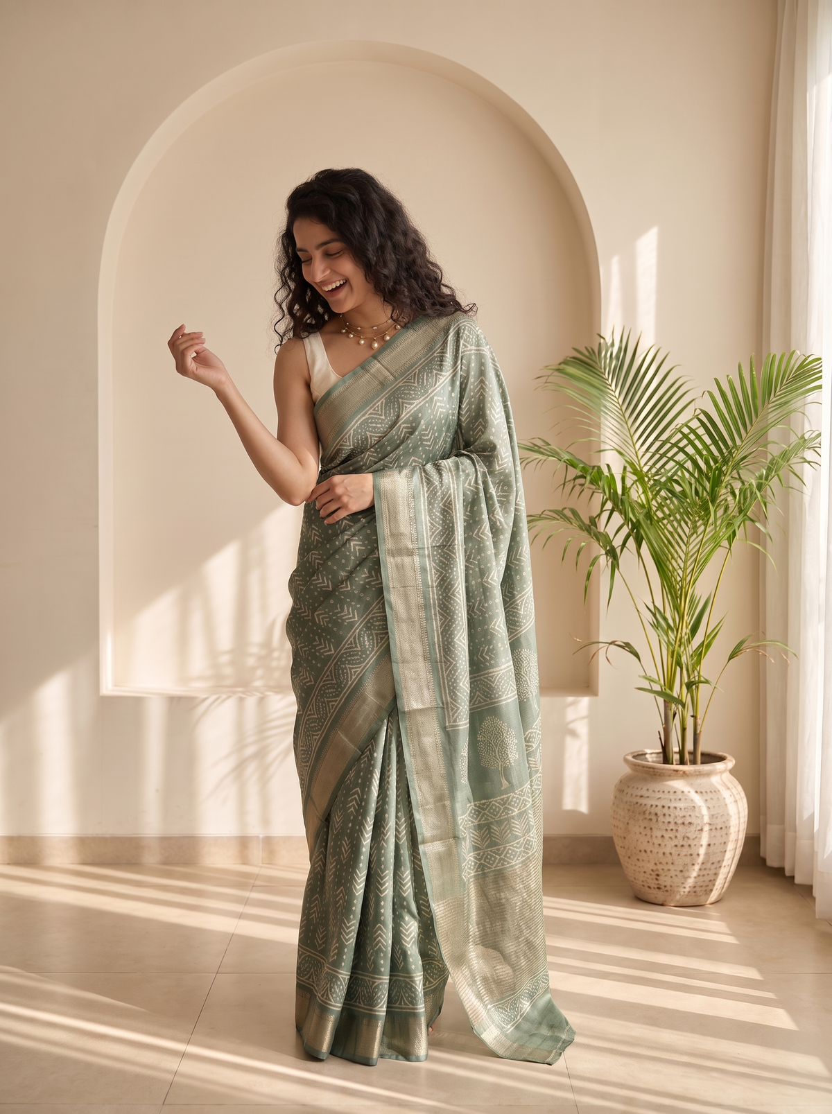 Aaranya Maheshwari Cotton Silk Saree
