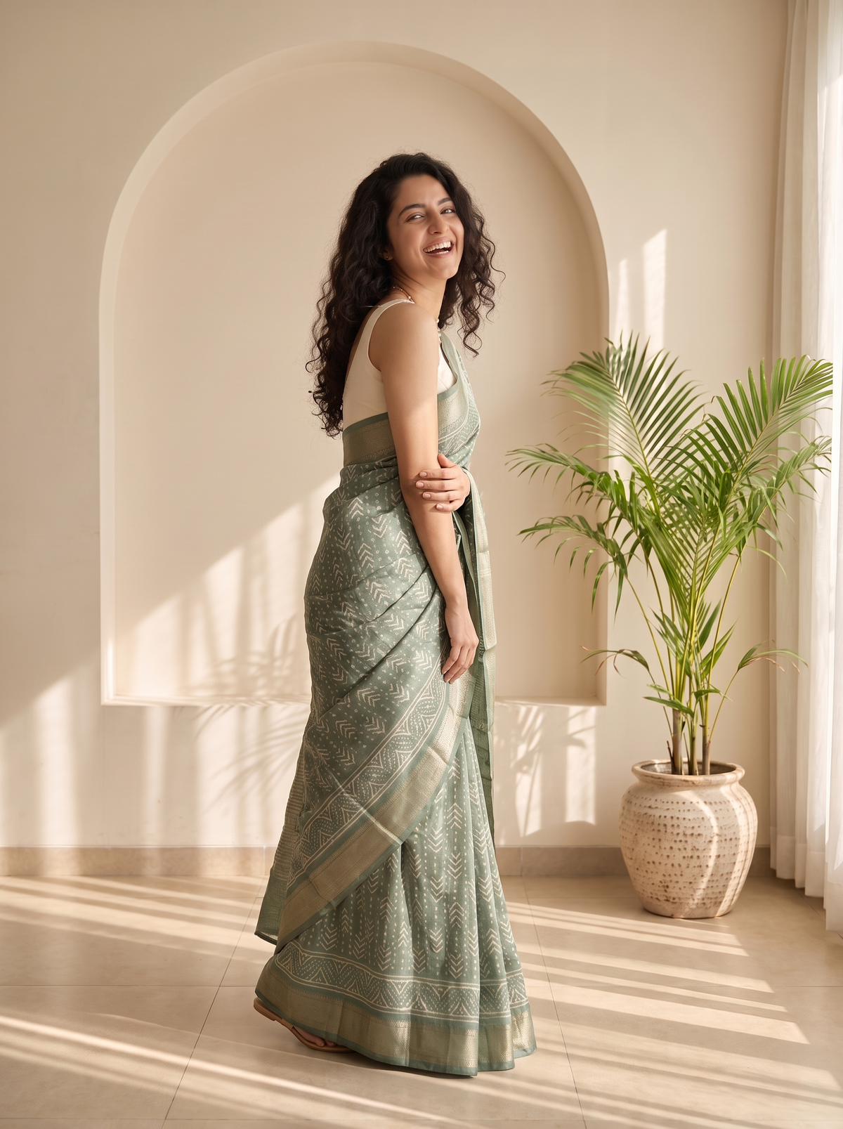 Aaranya Maheshwari Cotton Silk Saree
