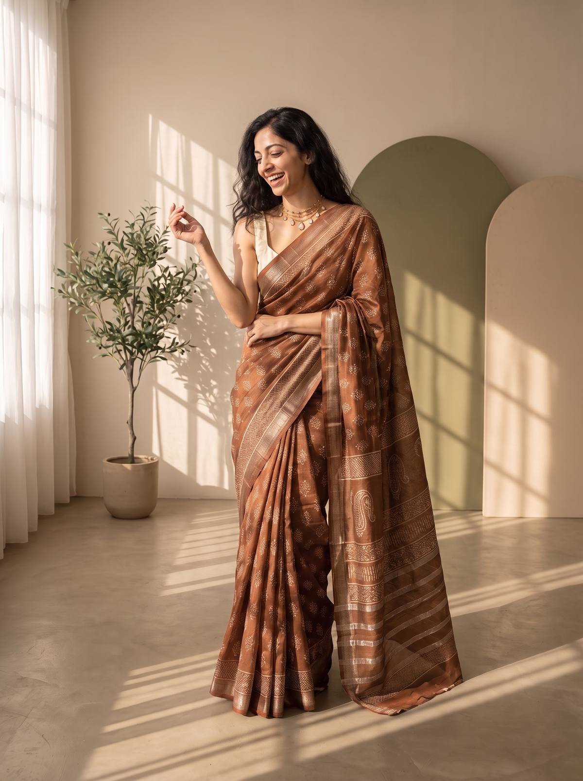 Shanaya Maheshwari Cotton Silk Saree