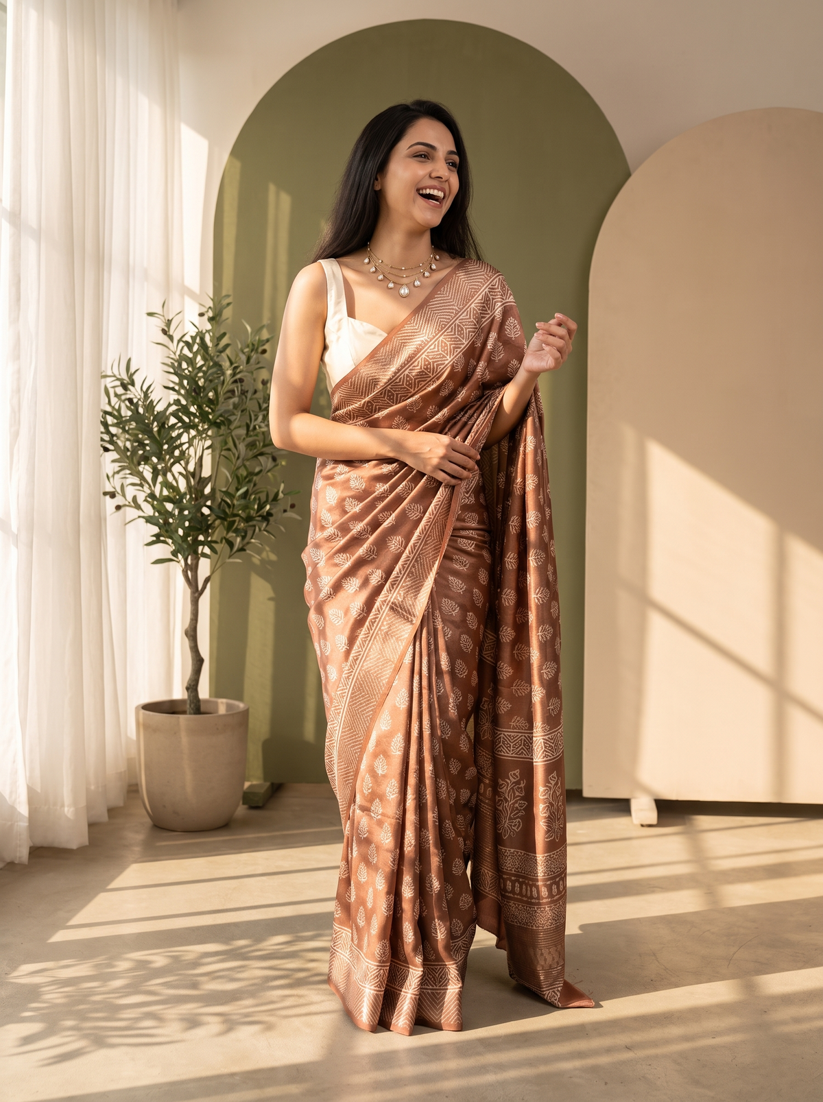 Kasturi Maheshwari Saree