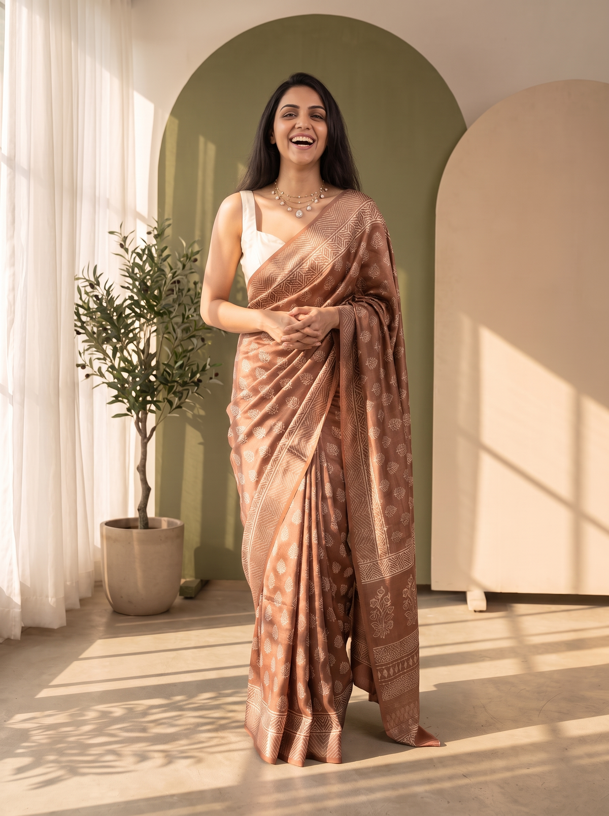 Kasturi Maheshwari Saree