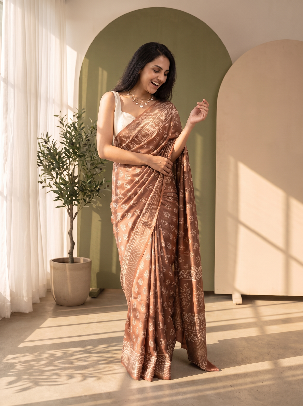 Kasturi Maheshwari Saree