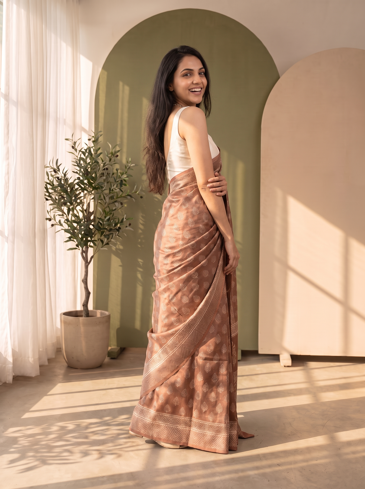 Kasturi Maheshwari Saree