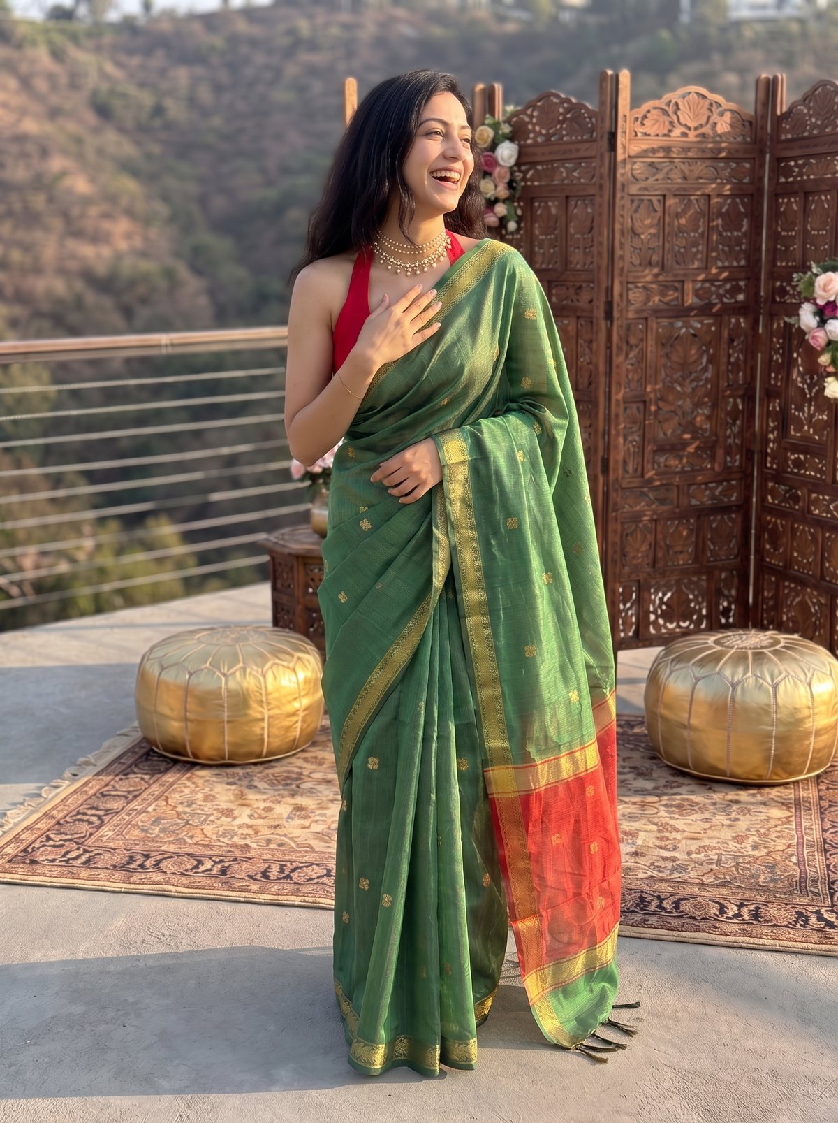 Zareen Maheshwari Cotton Saree