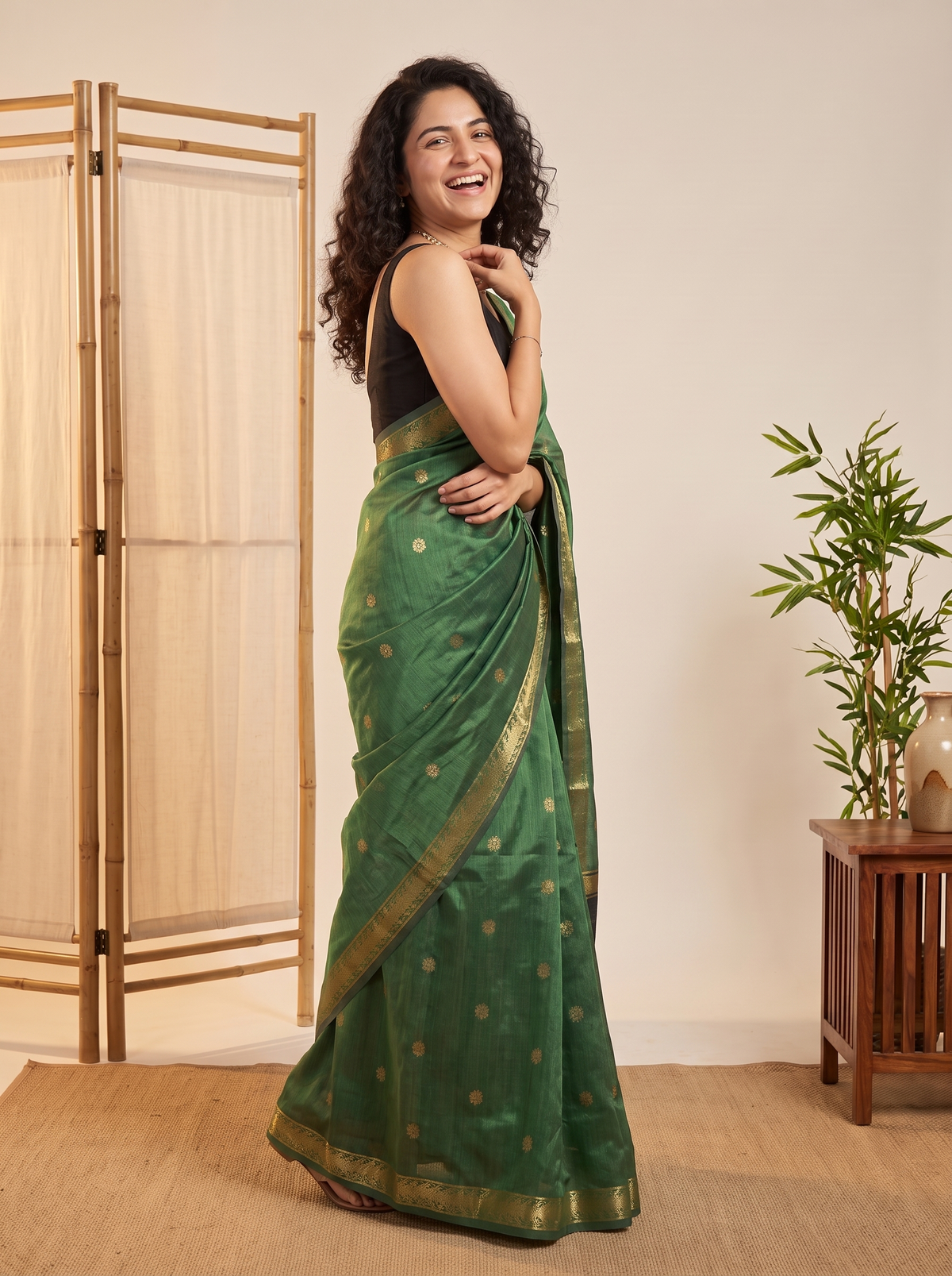 Rajkumari Maheshwari Cotton Saree