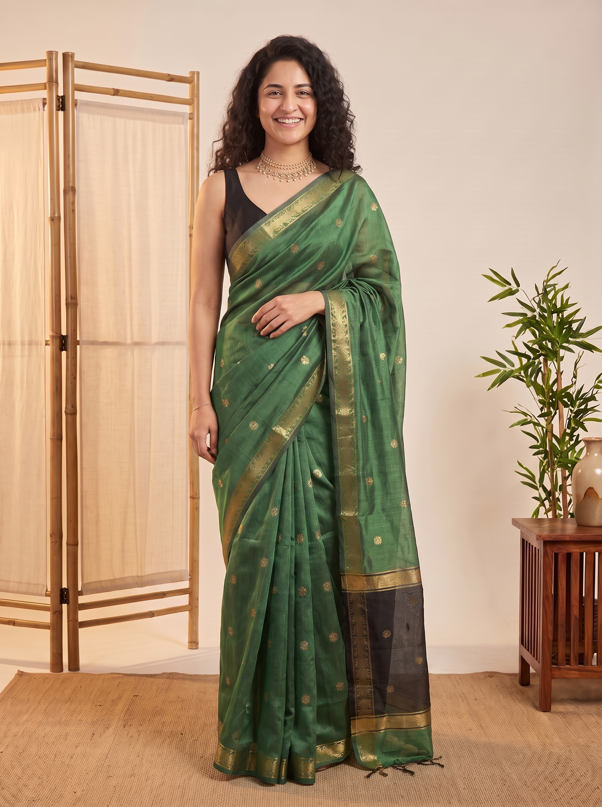 Rajkumari Maheshwari Cotton Saree