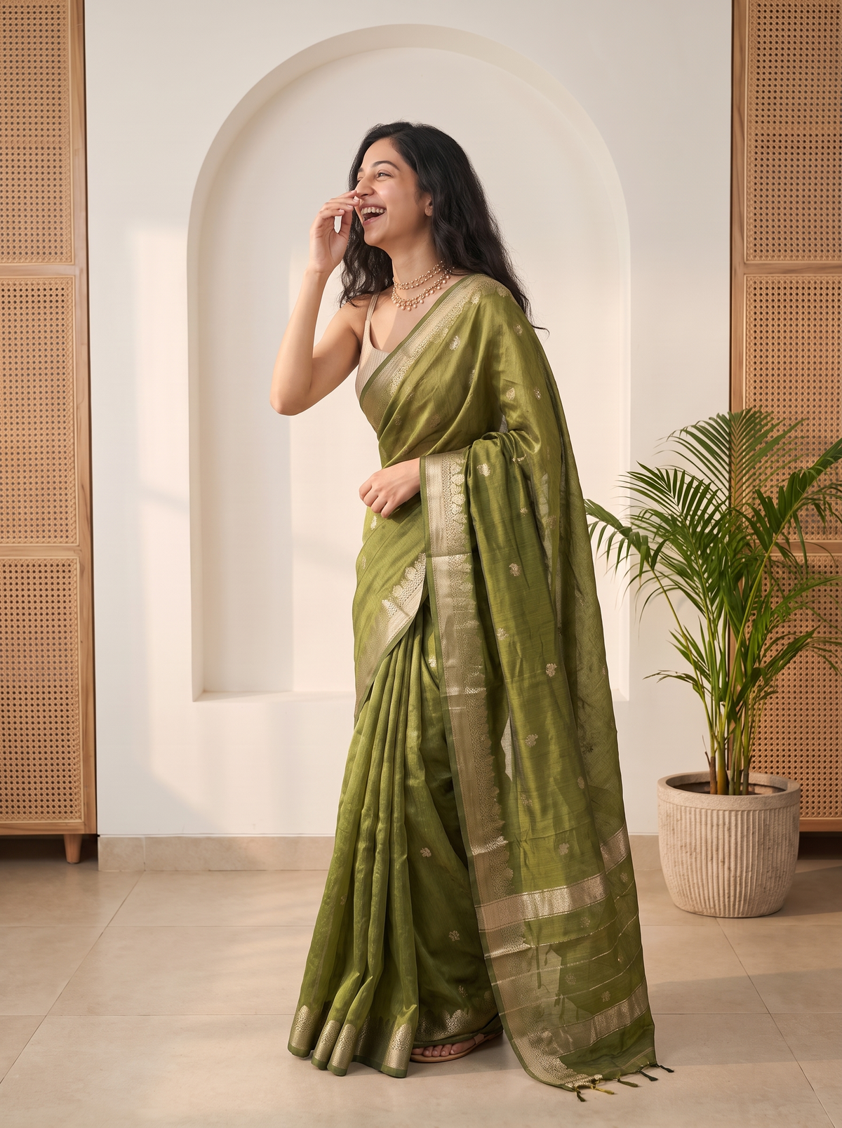Heer Maheshwari Cotton Saree