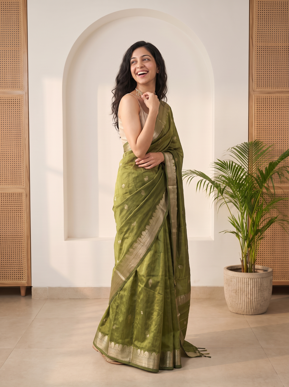 Heer Maheshwari Cotton Saree