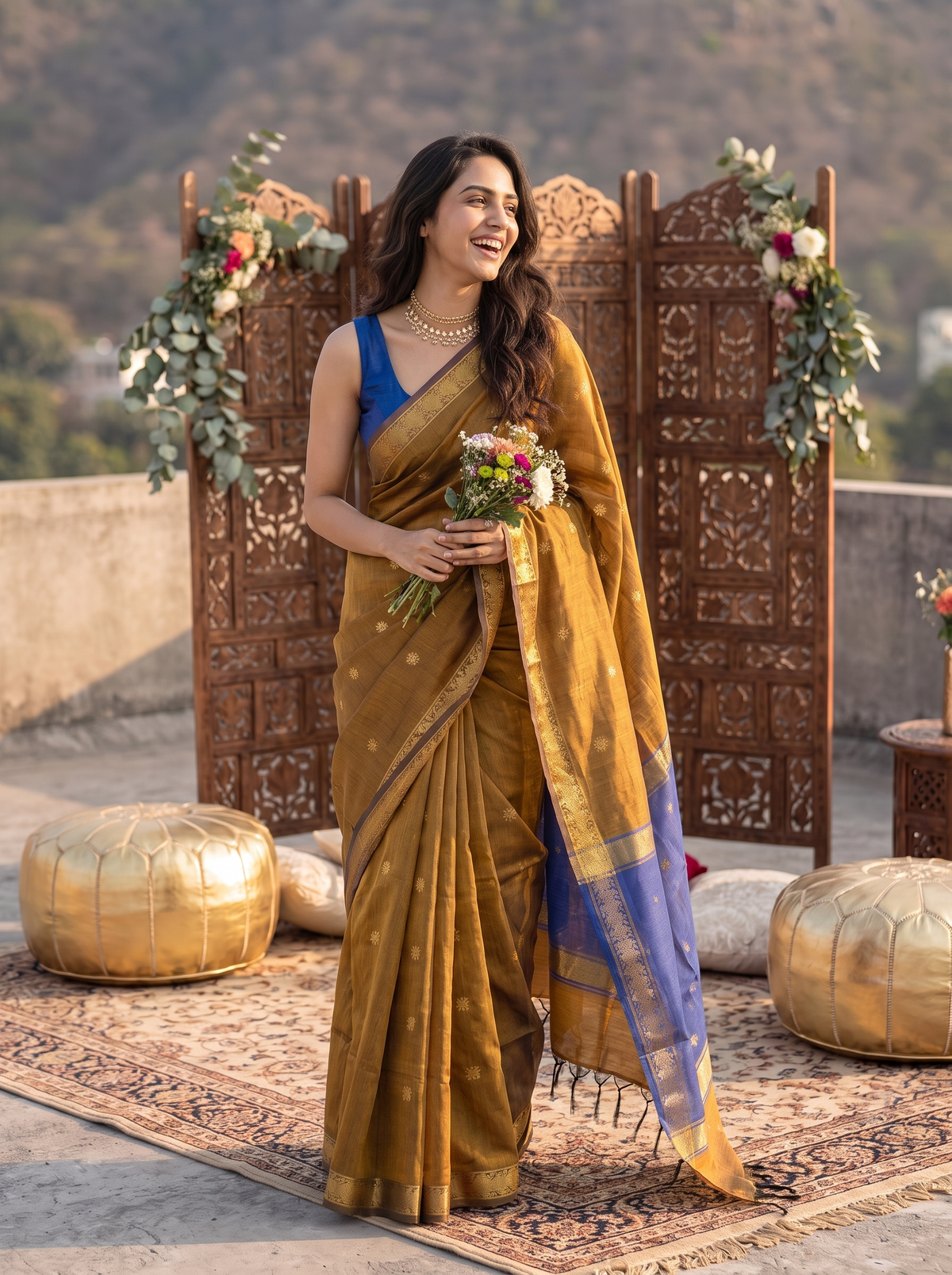 Kashi Noor Maheshwari Cotton Saree