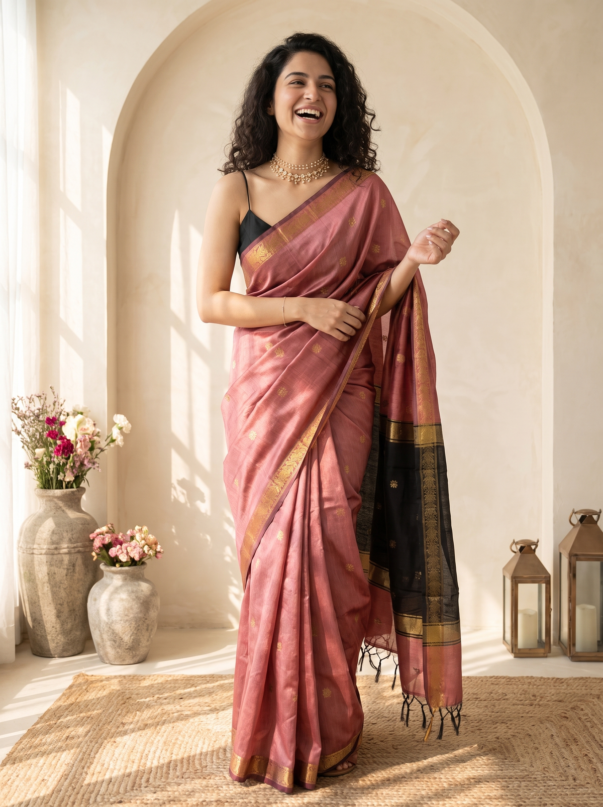 Afsana Maheshwari Cotton Saree