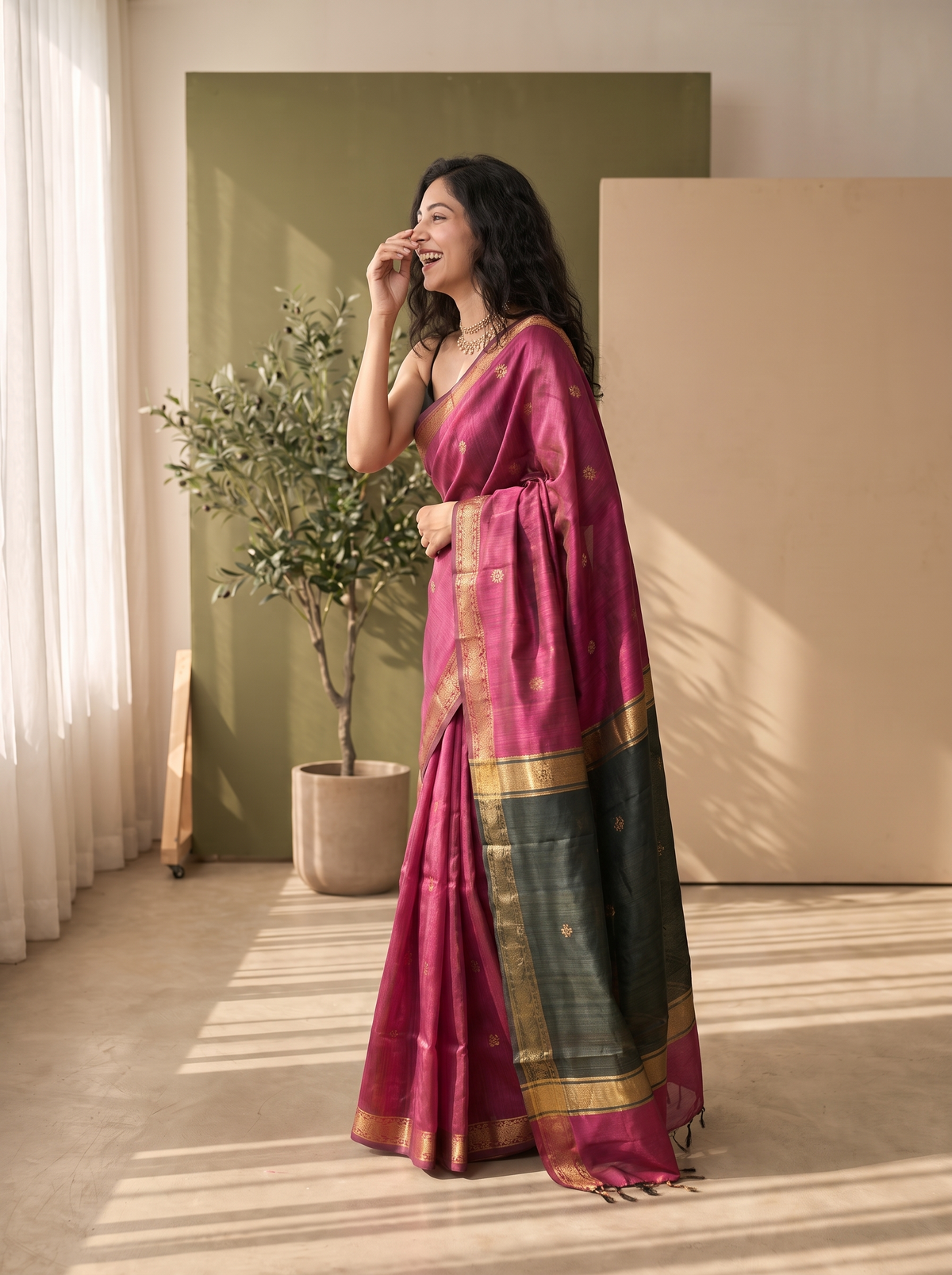 Ruhira Banarasi Cotton Saree
