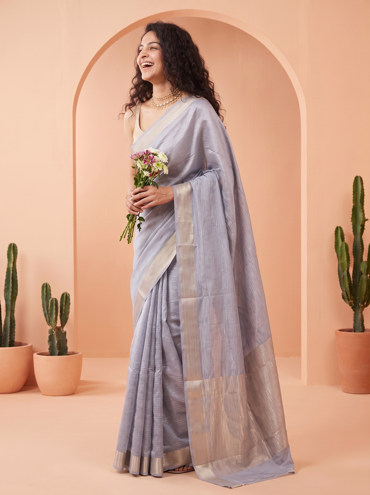 Pankhuri Jari Silk Saree