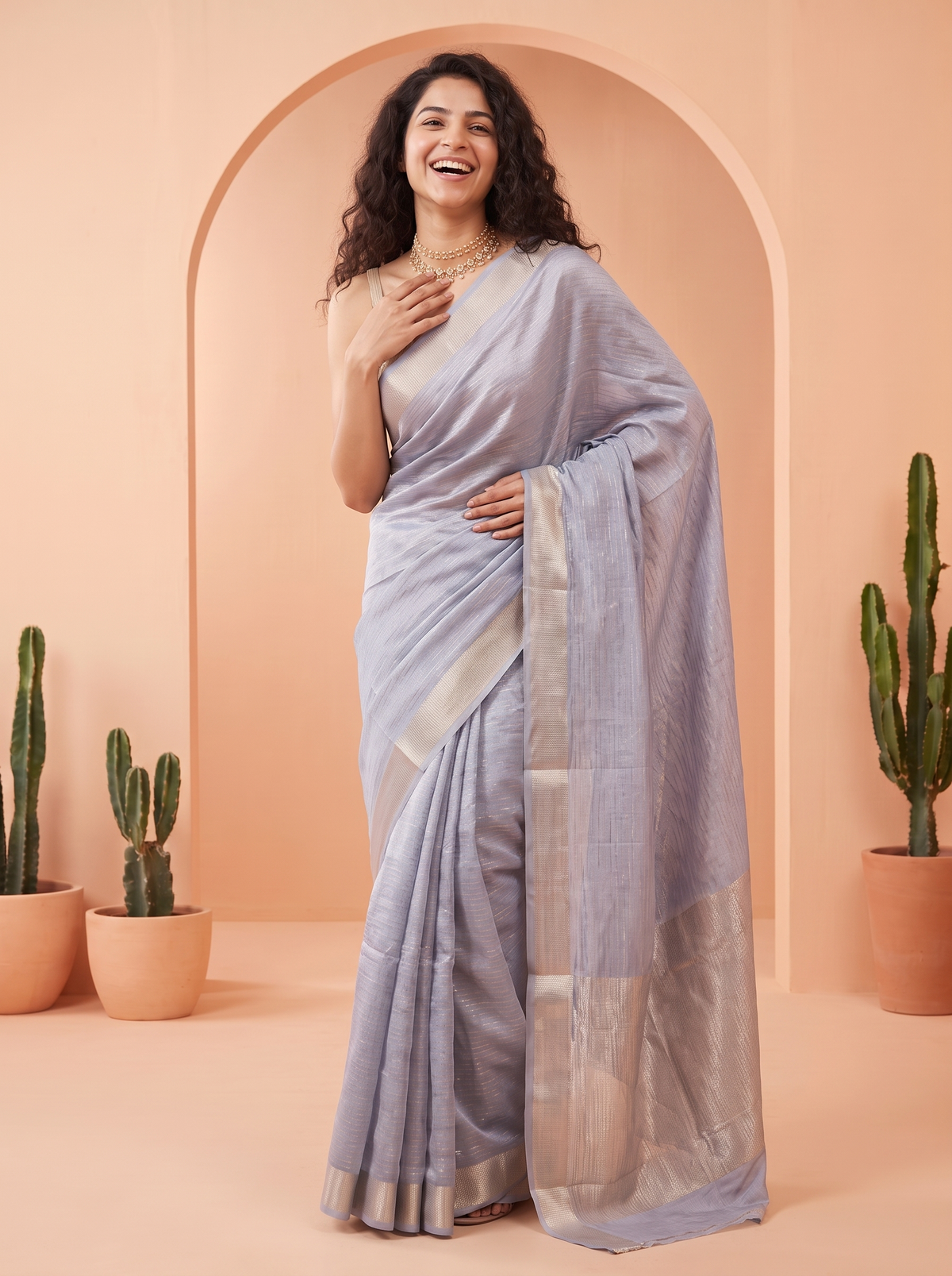 Pankhuri Jari Silk Saree