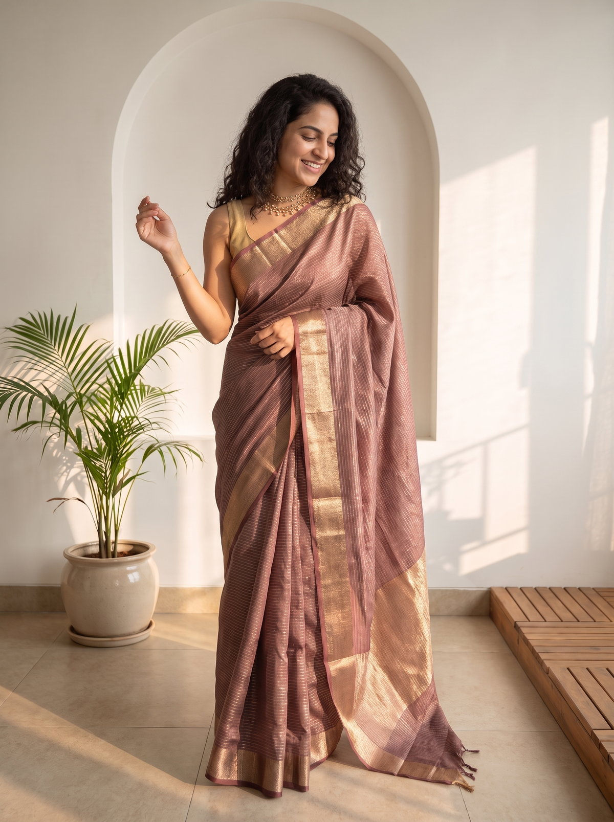Shabnam Jari Silk Saree