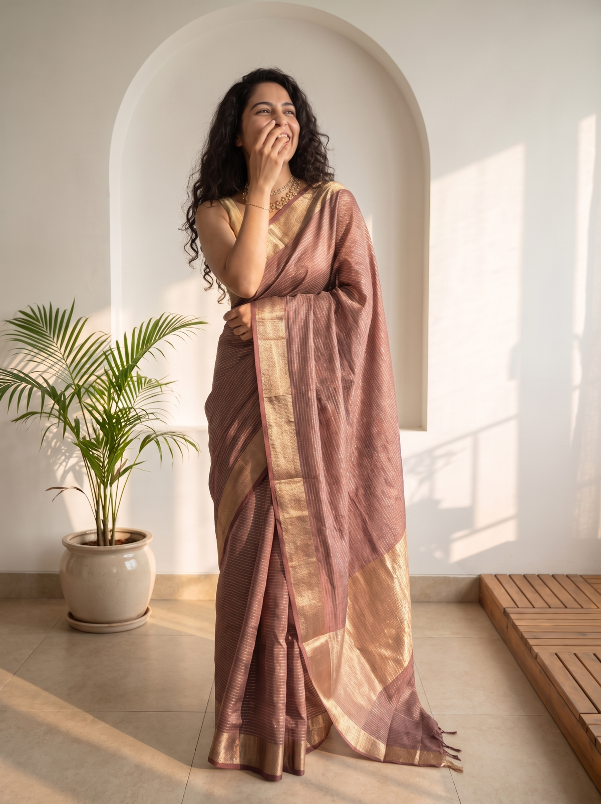 Shabnam Jari Silk Saree