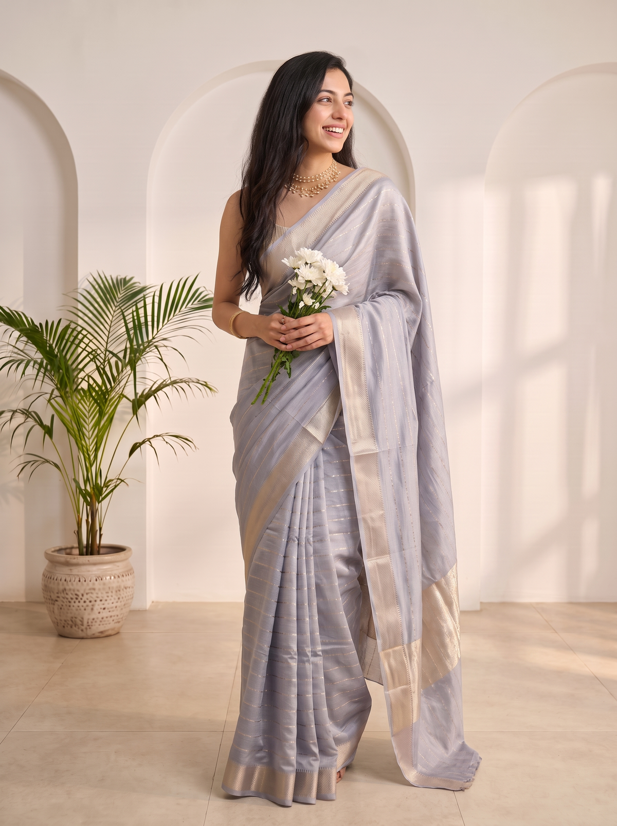 Nazaakat Jari Silk Saree