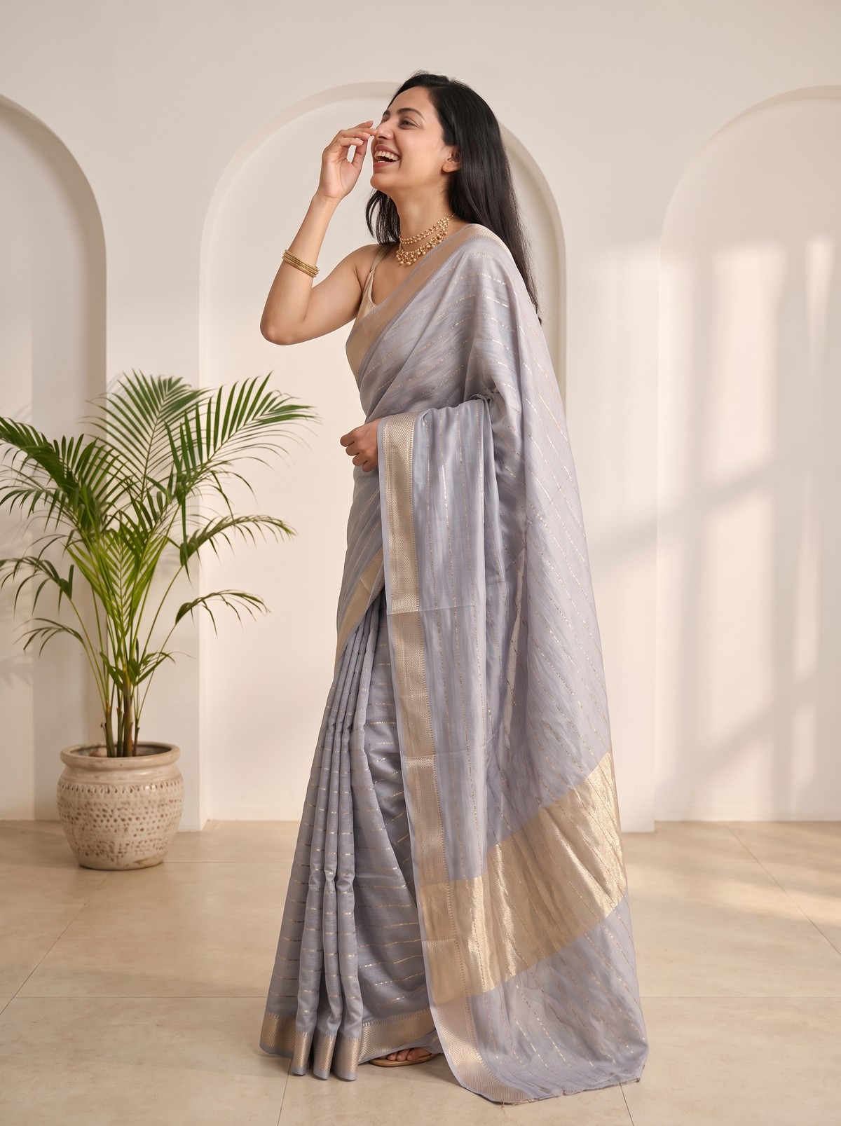 Nazaakat Jari Silk Saree