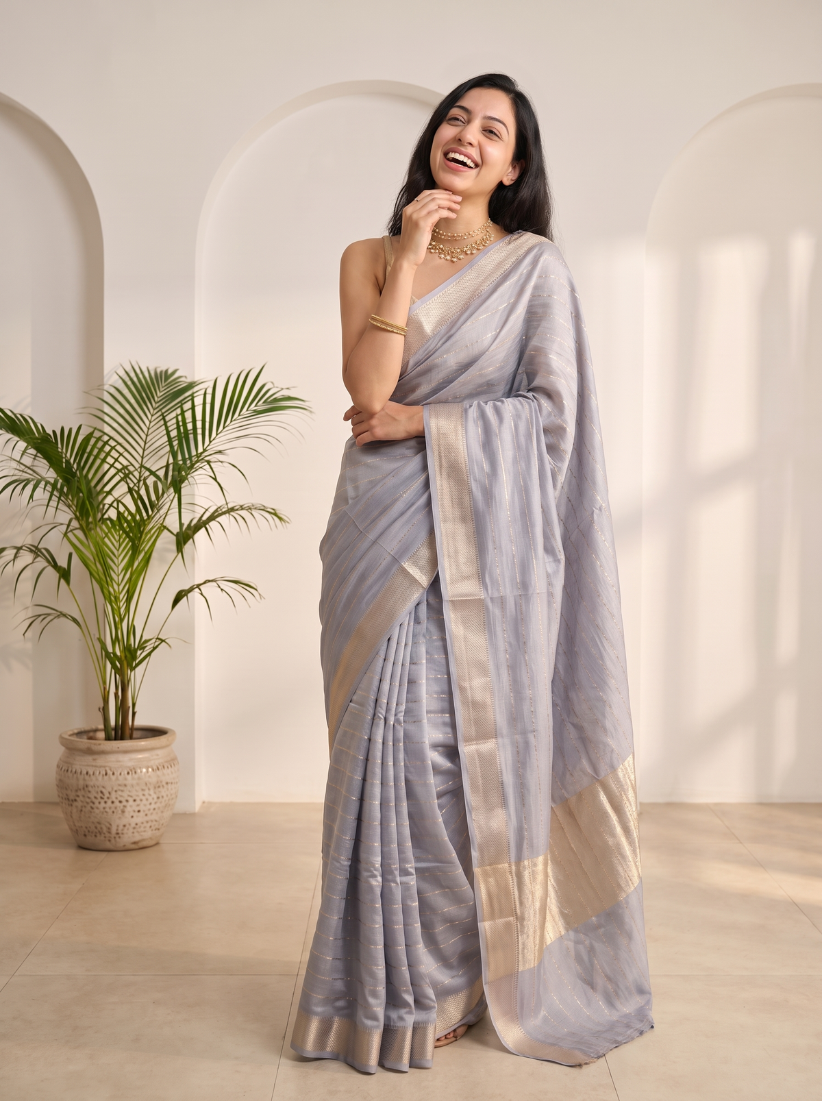Nazaakat Jari Silk Saree