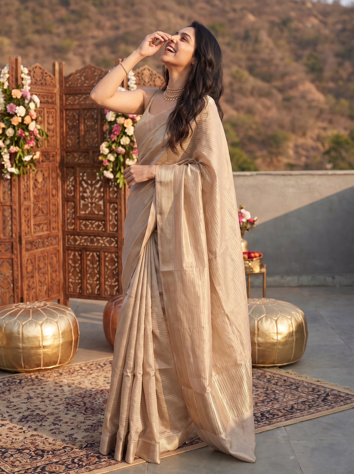 Madhoshi Jari Silk Saree