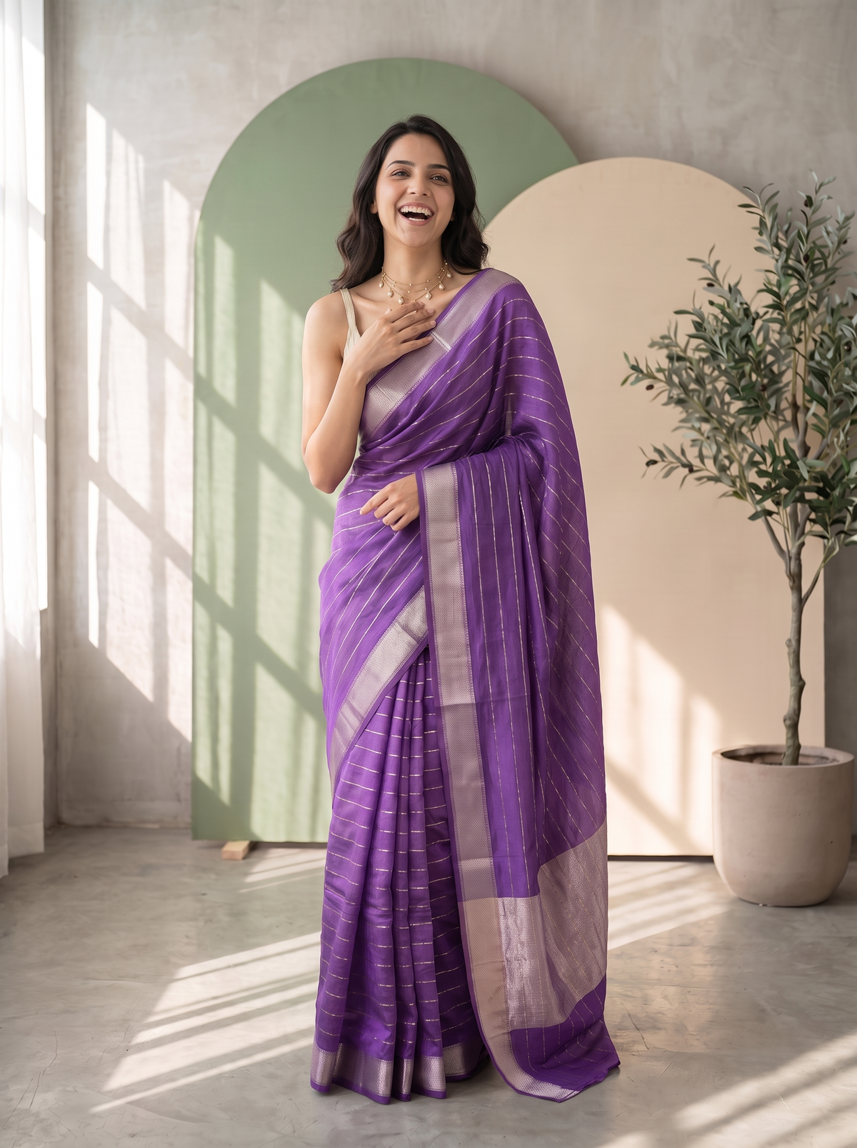 Chhavvi Jari Silk Saree