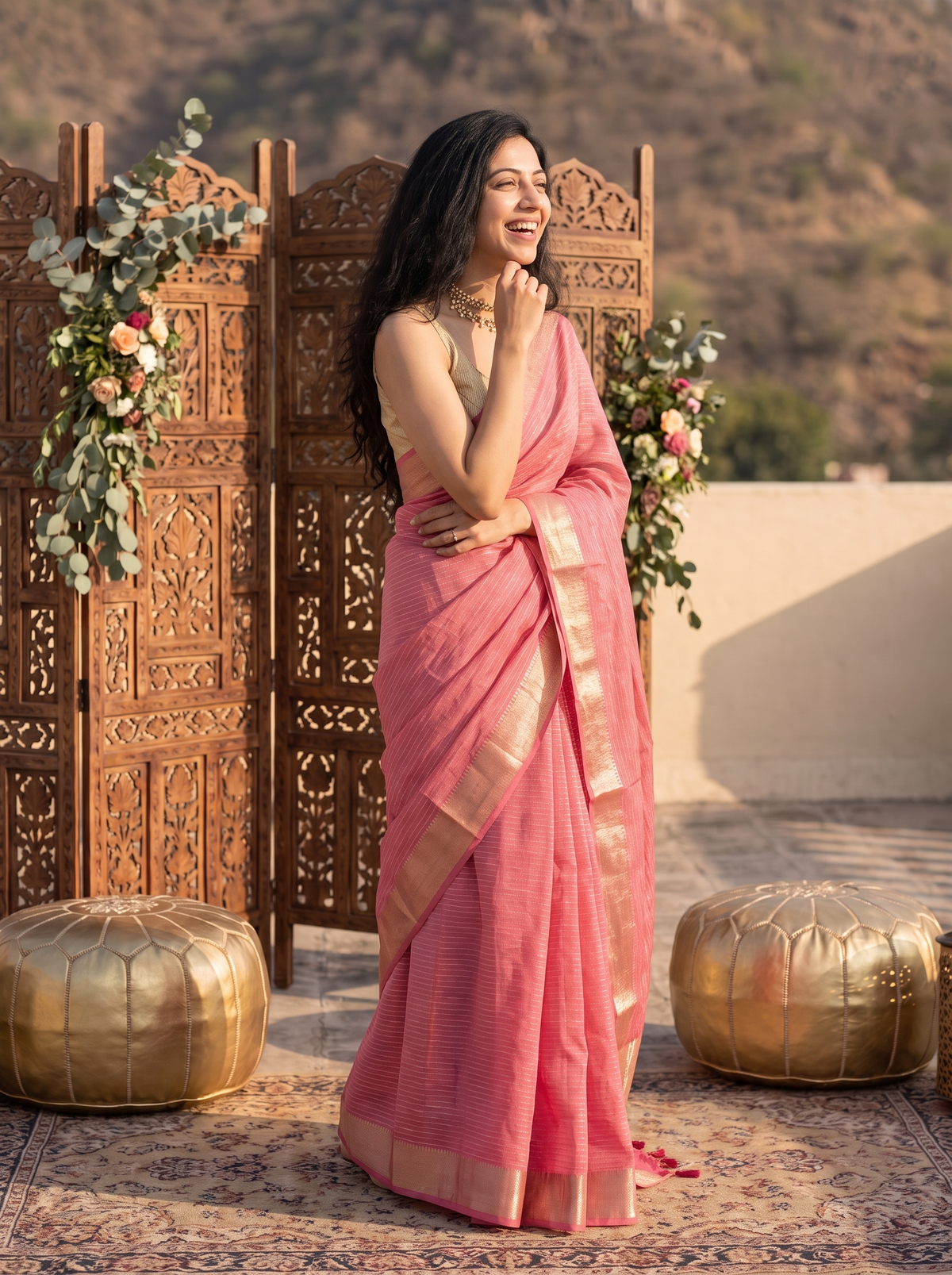 Apsara Jari Silk Saree