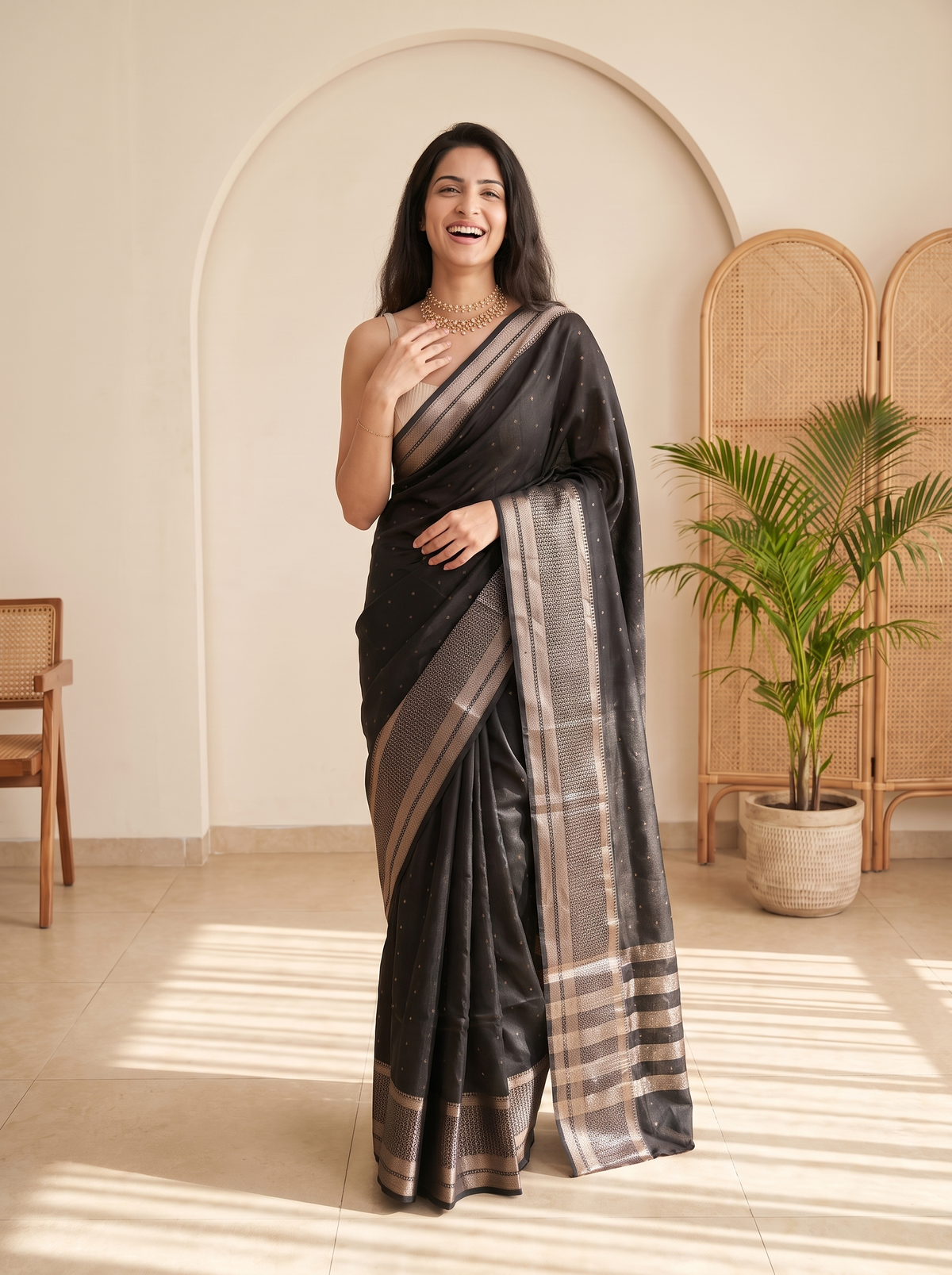 Silsila Jari Silk Saree