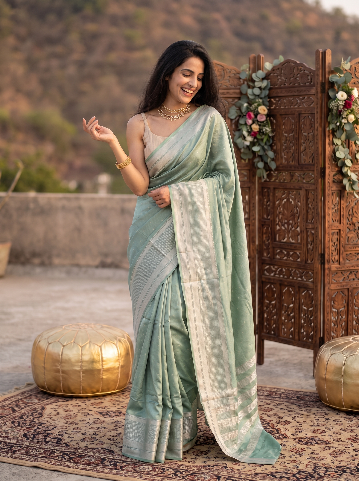 Aashiyana Jari Silk Saree